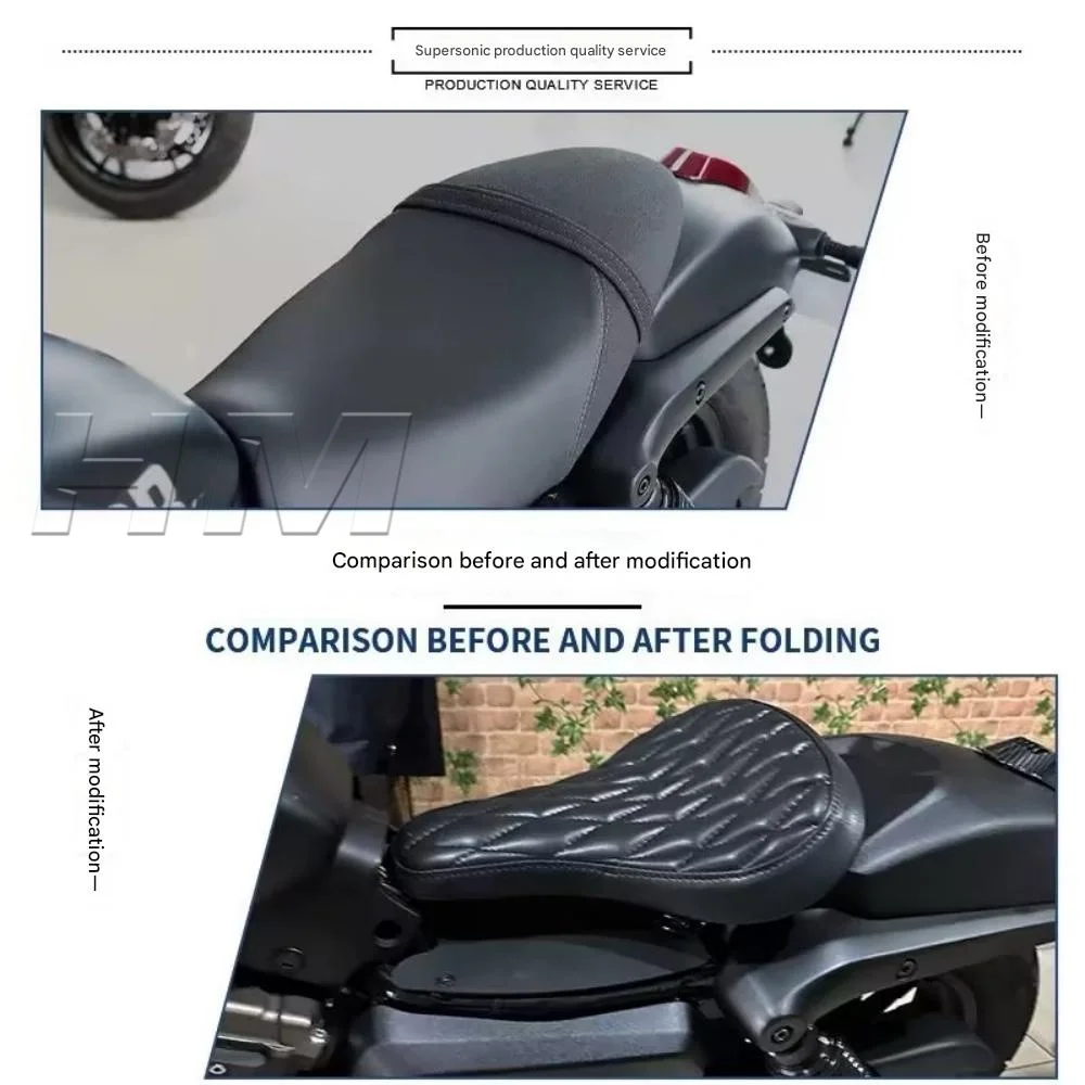 Motorcycle Saddle Seat Complete Assembly For QJMOTOR 300SRV Comfortable Upgrade Cushion view 4
