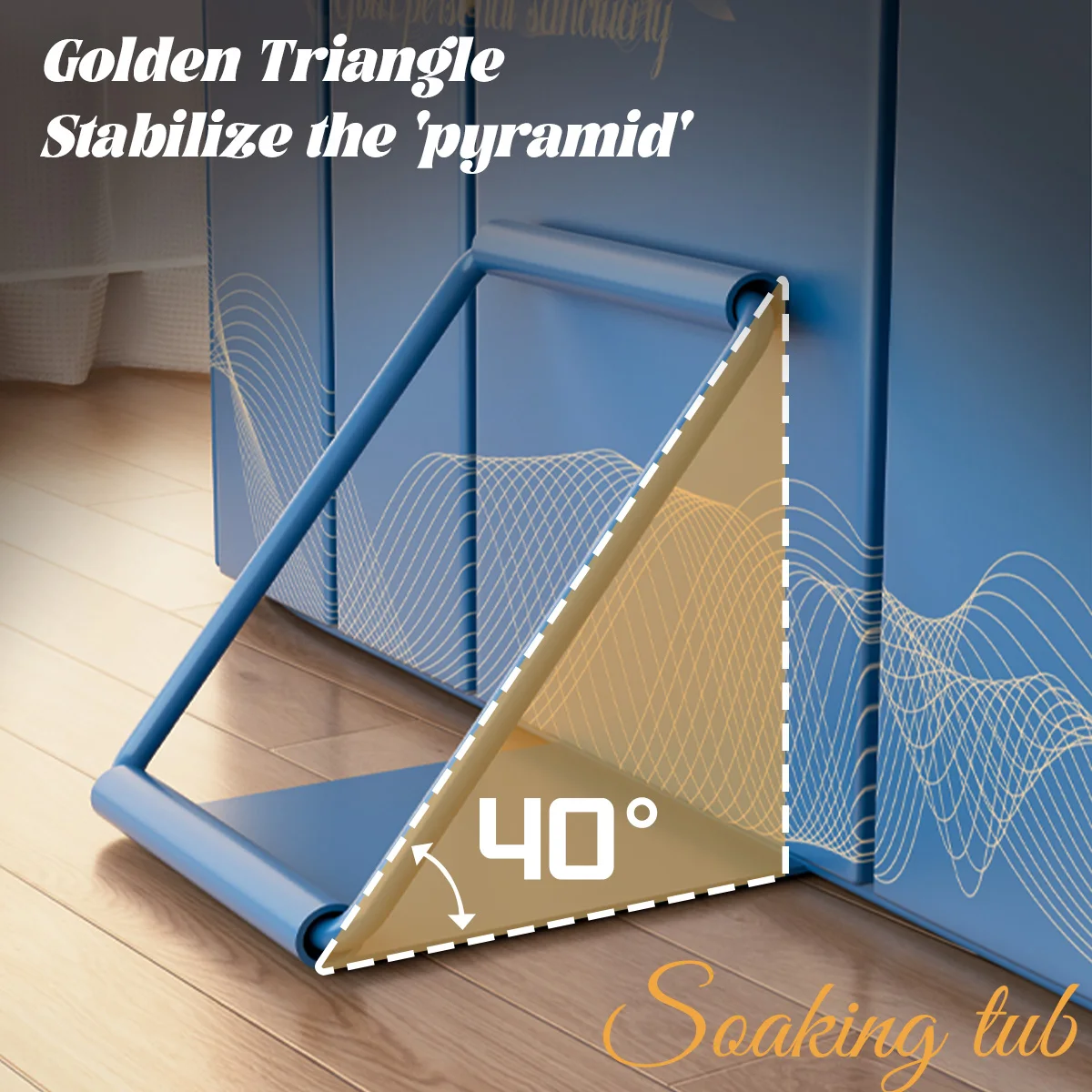 Portable Foldable Bathtub for Adults, 100/120/150cm Deep Soaking Tub, Space-Saving Home Spa Bath Tub for Small Bathroom