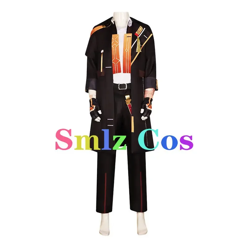 アニメ Honkai スターレールコスプレ衣装トレイルブレイザーコスプレウィッグ男性トレンチ制服スーツハロウィンパーティー仮装衣装セット