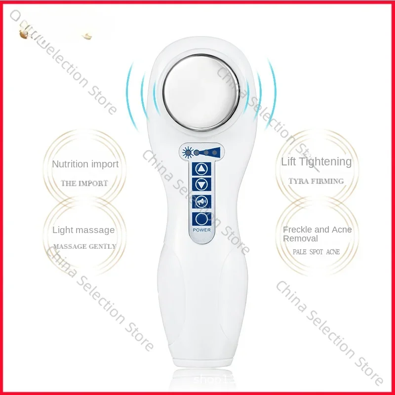 Household Ultrasonic Beauty Instrument, Facial Hydration Introducer, Facial Massage, Electronic Beauty Instrument