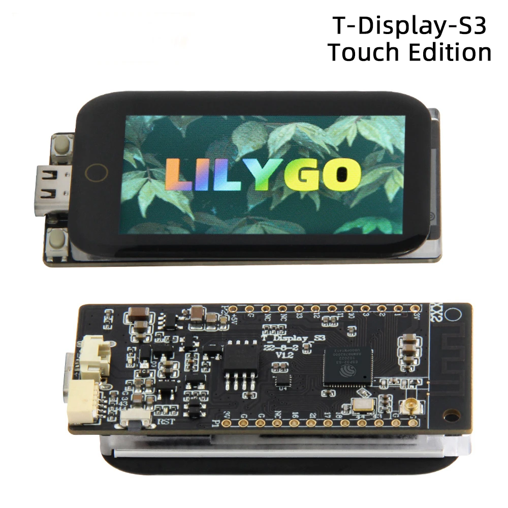 T-Display-S3 Touch Edition ESP32-S3 Development Board 1.9 inch ST7789 LCD Display WIFI Bluetooth-compatible 5.0 Wireless Module