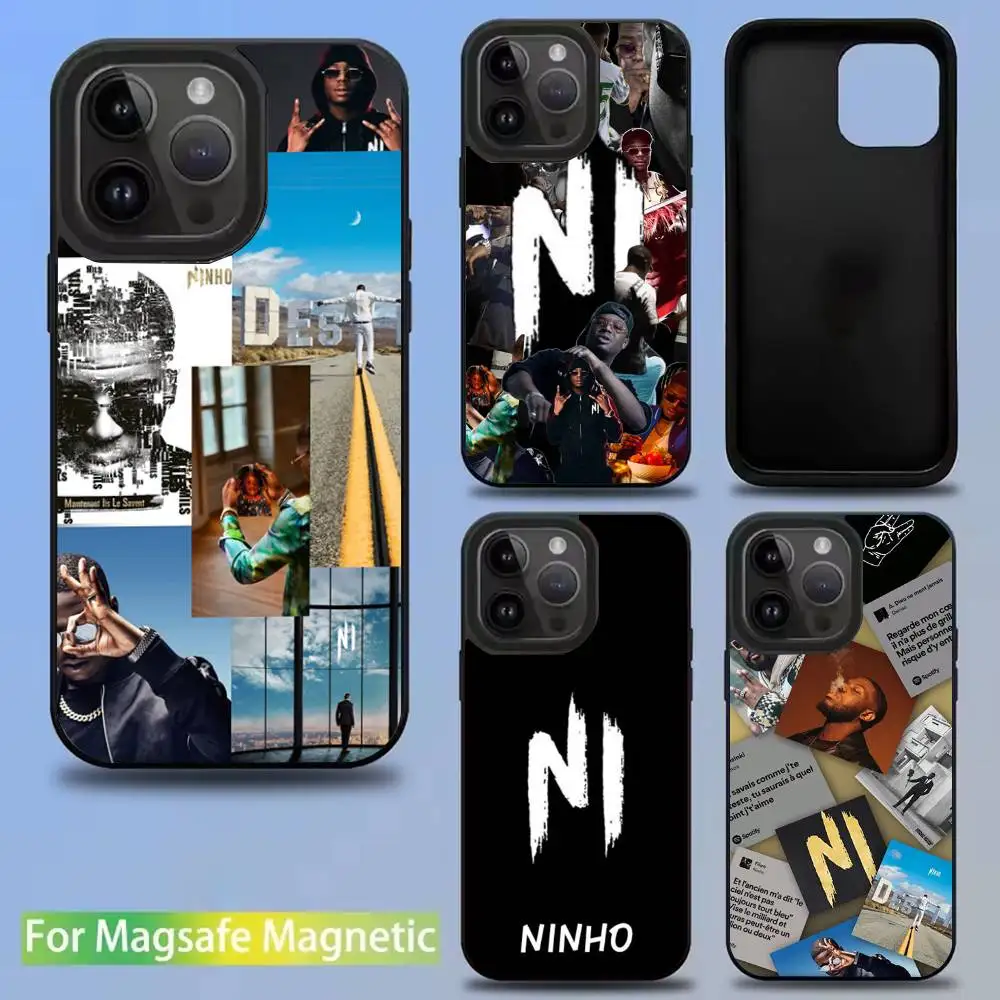 Чехол для телефона Rapper-ES NinhoS N-NI для iPhone 17,16,15,14,13,12,11, Pro, Max, Plus, Mini, SE, новая магнитная беспроводная зарядка Magsafe