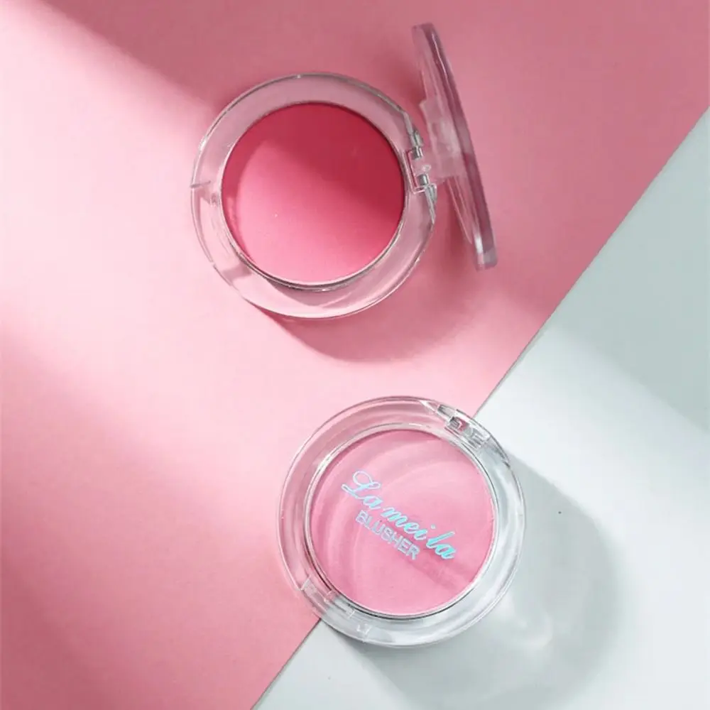 New Matte Monochrome Blush Korea Peach Orange Natural Blush Face Mineral Pigment Nude Pink Blue Cheek Blusher Cosmetic