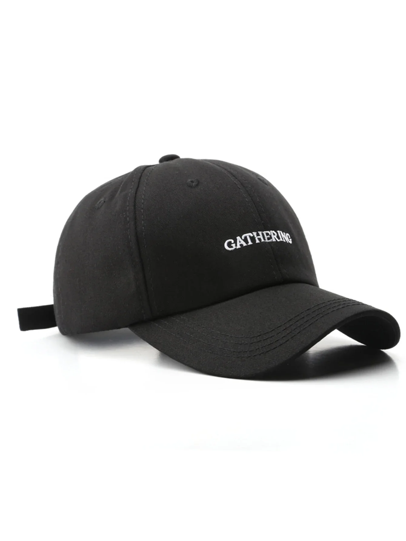 1 unisex brushed thick letter gathering embroidered fashionable baseball cap