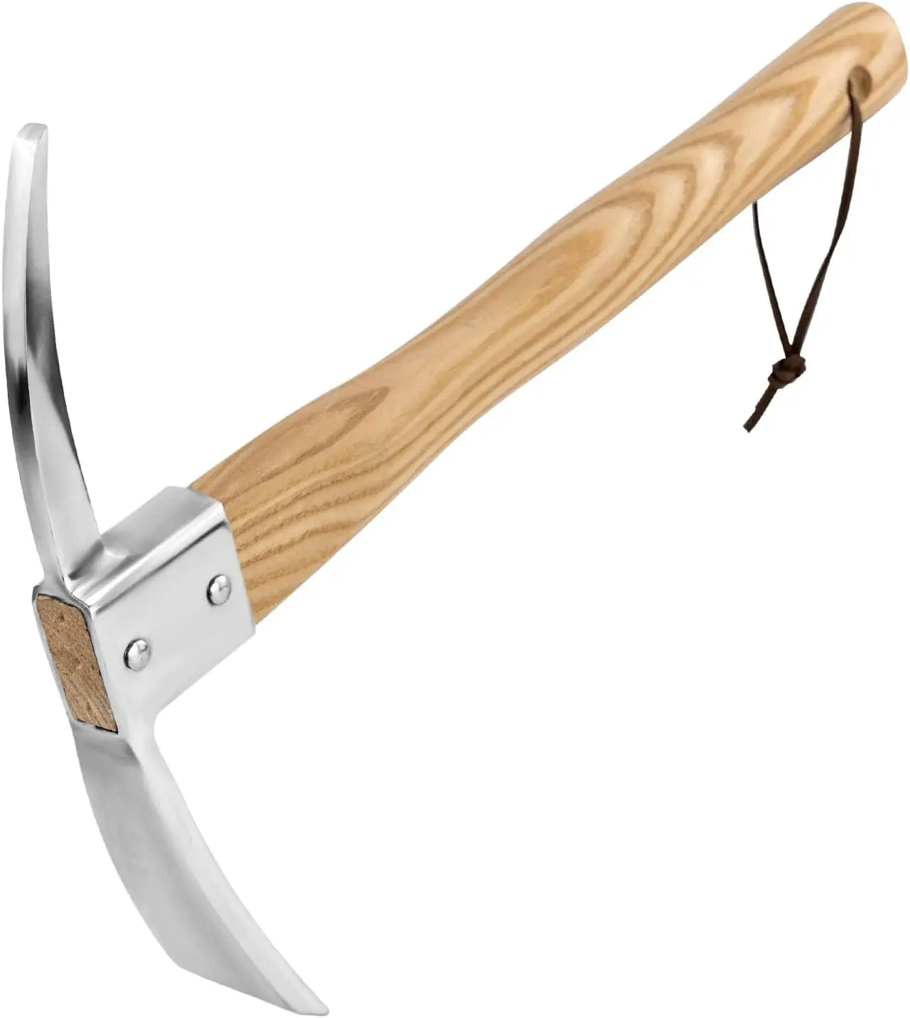 

15-Inch Garden Pick Mattock Hoe with Hardwood Handle for Digging, Trenching, and Outdoor Gardening