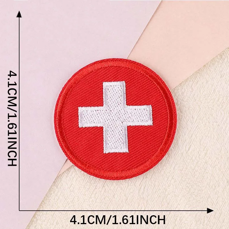 Parche termoadhesivo Cruz Roja bordado para planchar – Insignia - imagen 5
