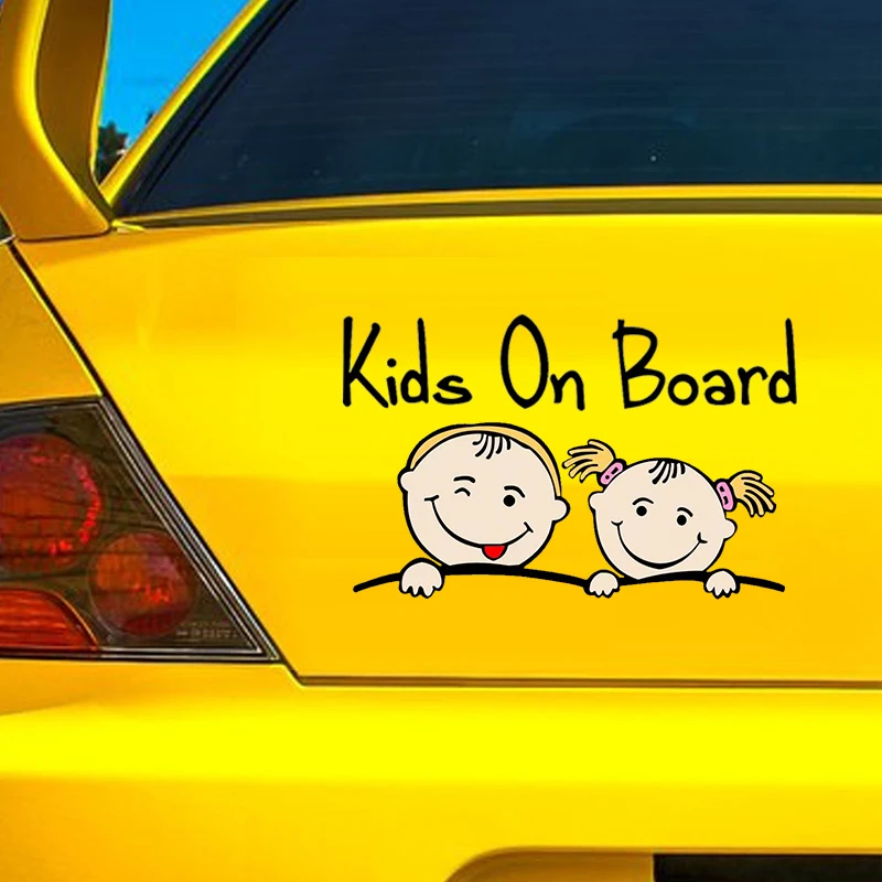 V1404# Car Sticker Kids Baby On Board Waterproof Vinyl Decal Car Accessories Decor Pegatinas Para Coches view 5
