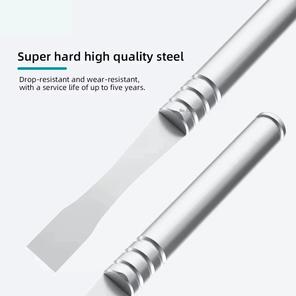 

Высококачественный ультратвердый тонкий нож из нержавеющей стали, немагнитный скребок для олова, инструмент для перемешивания оловянной пасты BGA