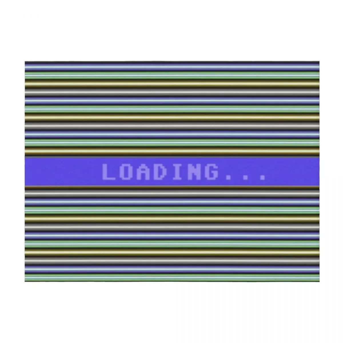

Commodore 64 Raster Bars Throw Blanket Luxury Brand Thin Giant Sofa Summer Blankets