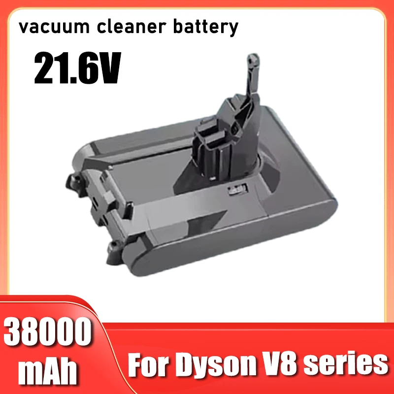 For Dyson V8 series vacuum cleaner battery replacement, 21.6V lithium battery, multiple capacity options, fast charging speed