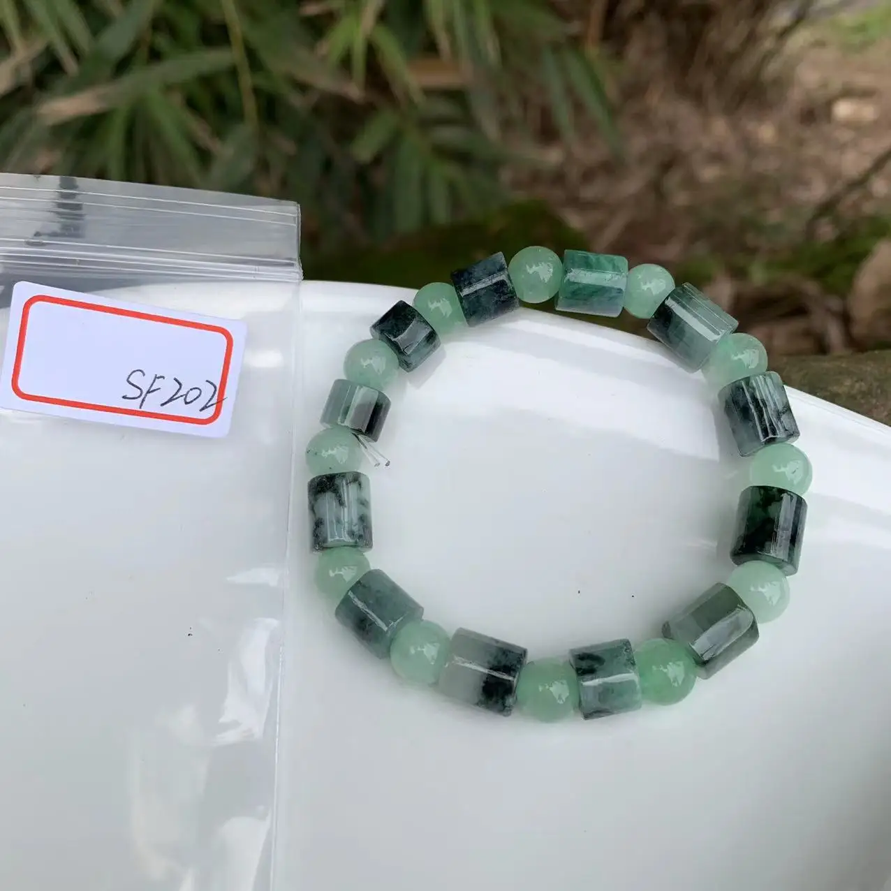 Natural Burma Jade Bracelet for women Myanmar Jadeite Green Real ACCESSORI GIFT BEAD DROPSHIP JEWELRI FASHION