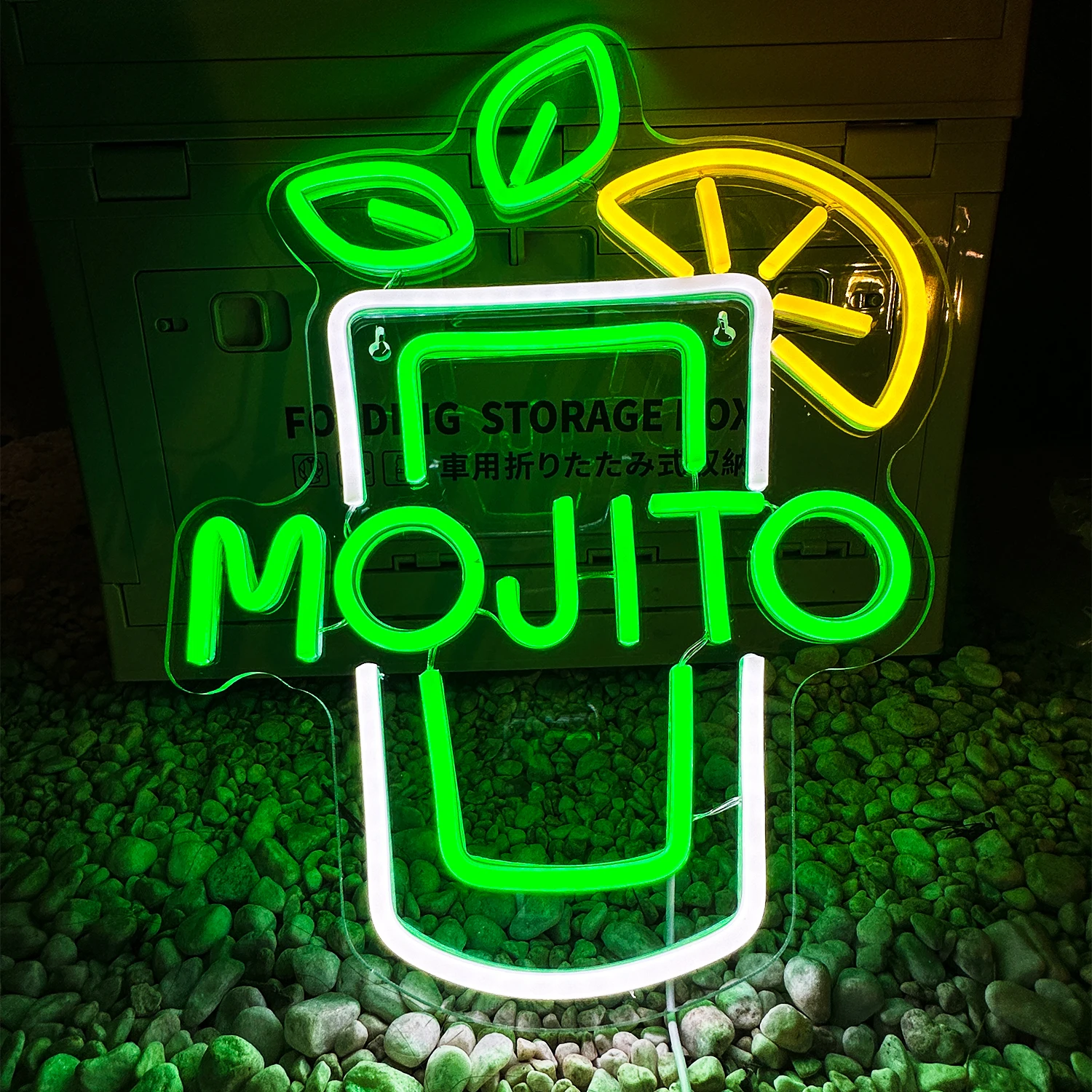 Велосипедный велосипед Mojito из винного дерева, неоновый домашний магазин, бар, искусственная фотокамера, фотосессия, искусство, годовщина, день рождения, атмосфера