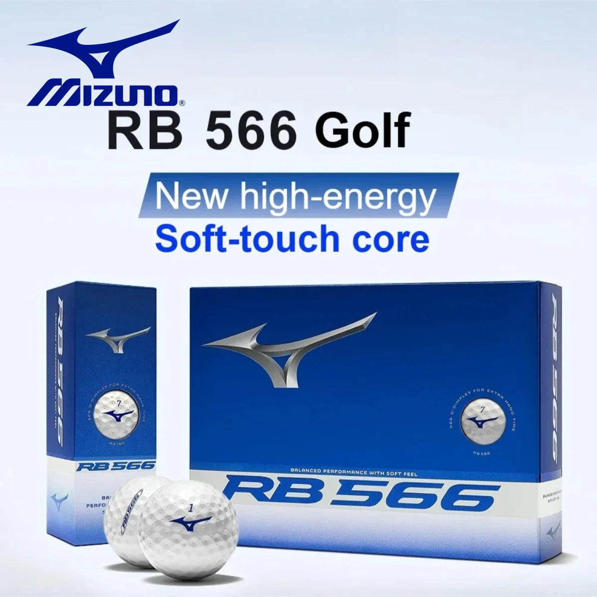 pelotas-de-golf-mizuno-rb-566-nucleo-suave-alta-energia-lujo-profesional-para-entrenamiento-de-distancia-566-hoyos-equipo-de-golf