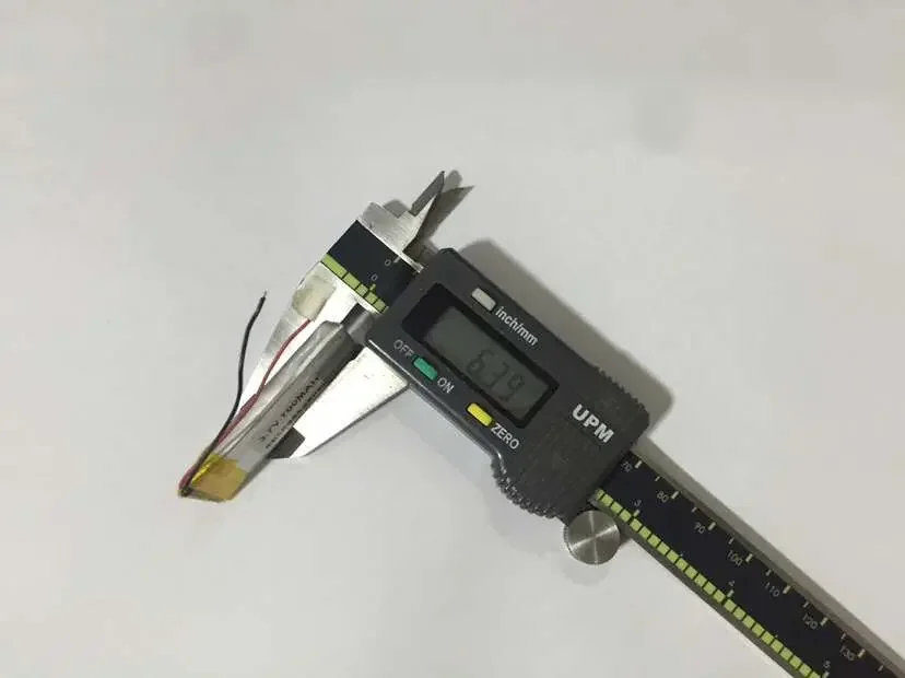 بوليمر الليثيوم 3.7 فولت القدرة الكاملة الجديدة 651546   700MAH MP4 / المعدات / راديو صغير خلية ليثيوم أيون قابلة للشحن