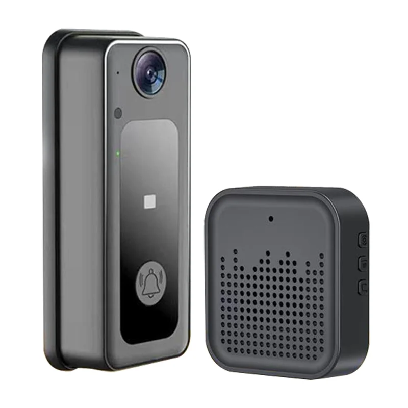 ABDE-Smart Doorbell Tuya WIFI كاميرا إنذار أمان HD للرؤية الليلية فيديو إنترفون مقاوم للماء جرس باب لاسلكي مراقب