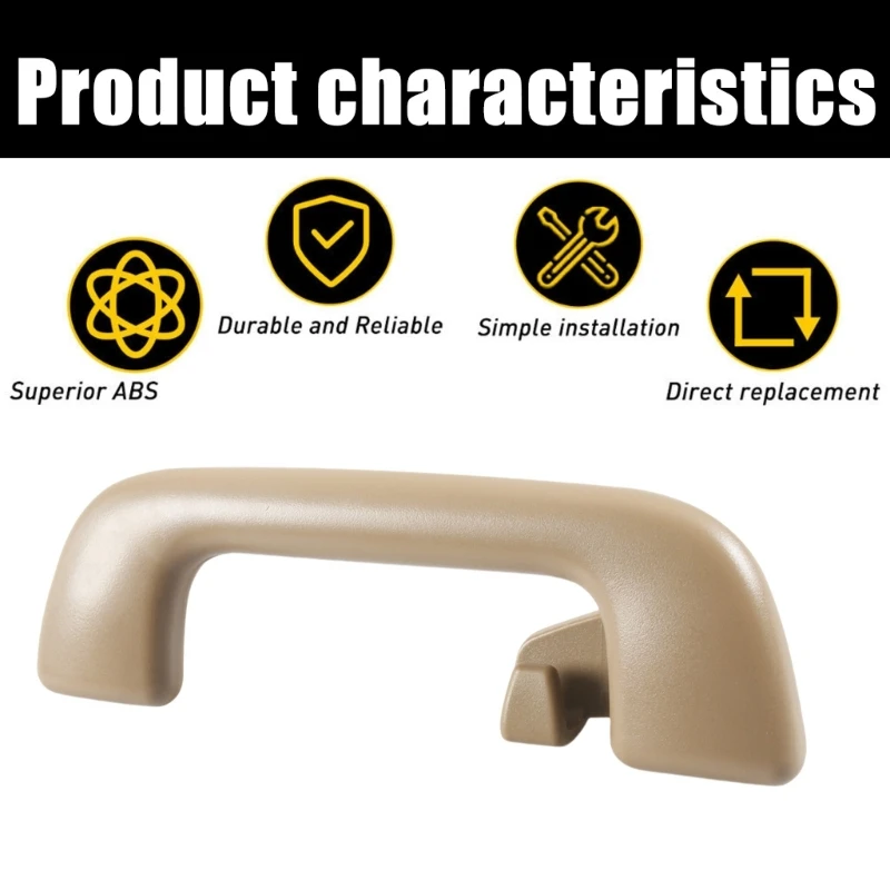 ABS Overhead Assist Handle Interior Roof Grab Bar Car Ceiling Mounted Handle Vehicle Accessories for Vehicle X37F