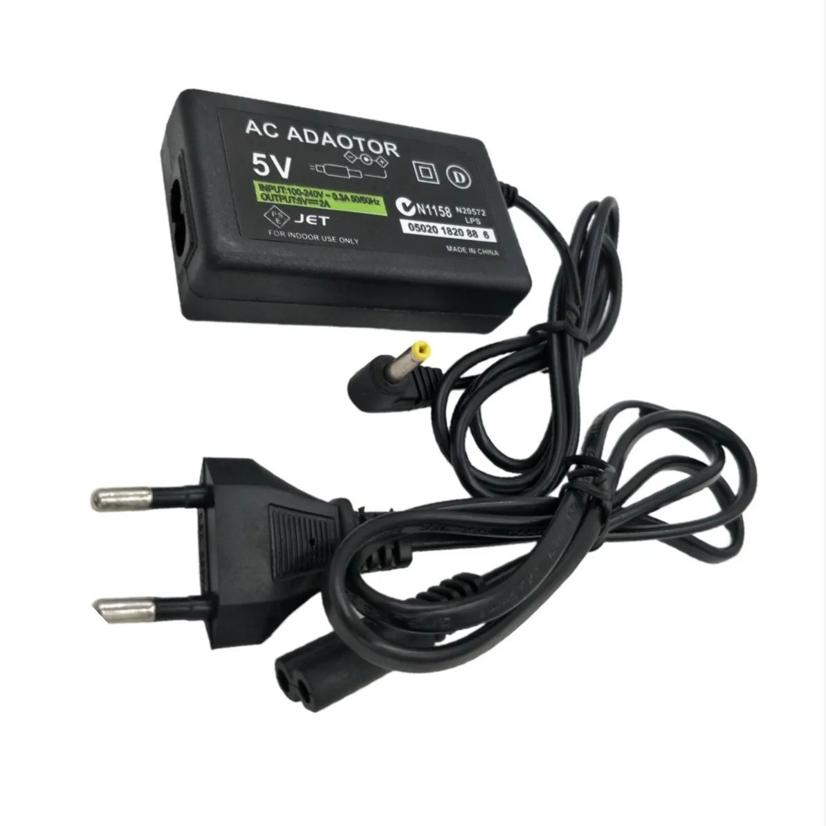 5V Power Charger Adapter for PSP, AC Wall Power Supply for PSP Handheld Game Console