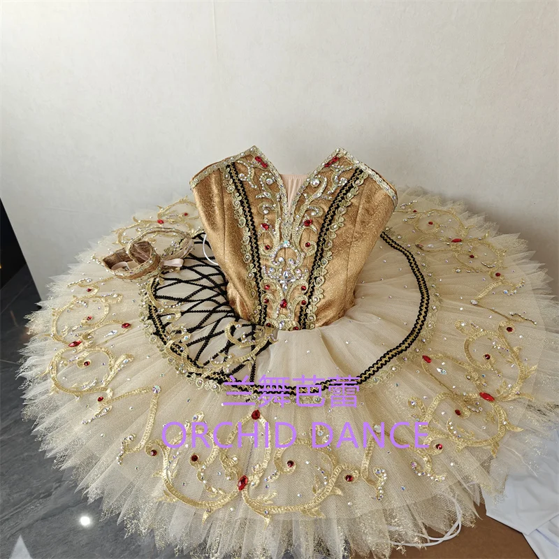 

BT01670 Professional Custom Size Custom Color Kids Girls Women Adult Yellow Ballet Tutu Costumes
