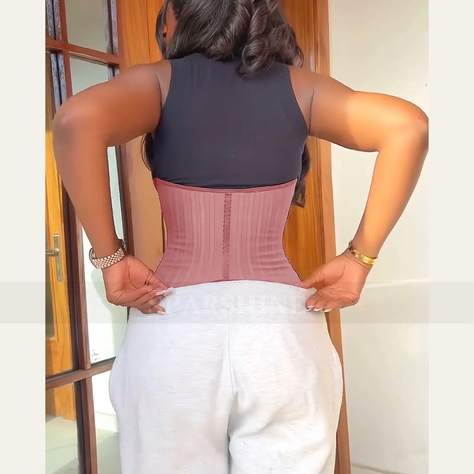 High Elastic Body Shaper Waist Trainer Tummy Control High Compression Shaping Corset Colombian Girdles Slimming Belt Shapewear