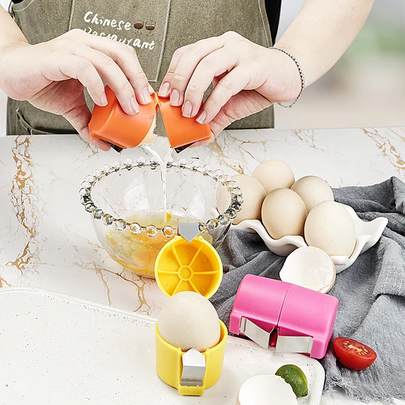 Egg Shell Opener Egg Raw Egg Cracker Separator Filter Egg Beater Household Kitchen Baking Tools Kitchen Tools