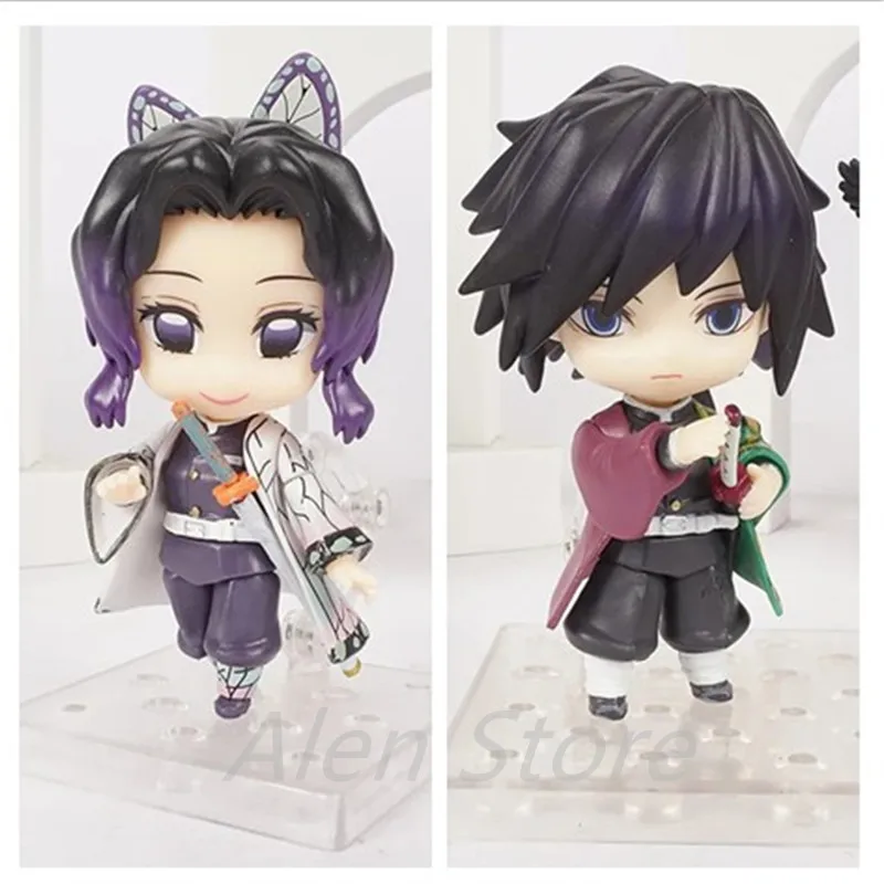 

Demon Slayer Anime Figure - Kochou Shinobu & Giyu Tomioka Dual Pack 10cm Action Figures Cute Collectible Toys for Children And F