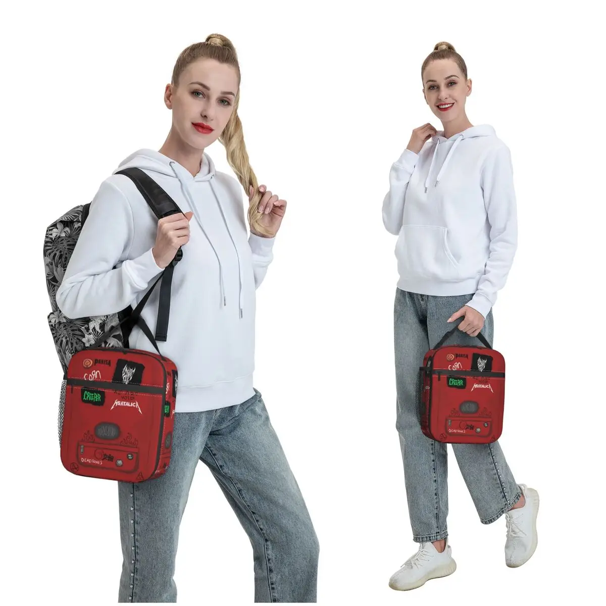 

Сумка Sally Face Larry, изолированная сумка для обеда для женщин и детей, портативные коробки для еды, термосумка для обеда