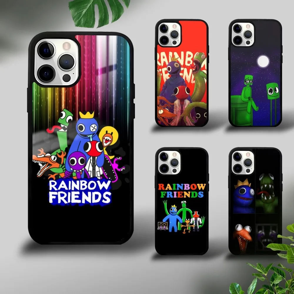 

R-Rainbow Friends Toy Phone Case For iPhone 16 15 14 13 12 11 Pro Xs Max Mini Plus Celulares Hard Funda