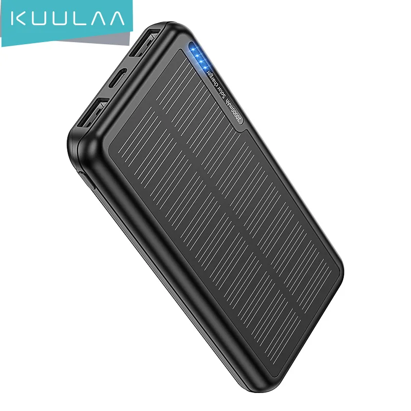 KUULAA Power Bank 20000mAh  Fast Charging External Battery Outdoor Portable Phone Charger For Xiaomi iPhone 14 13 12 11 Pro