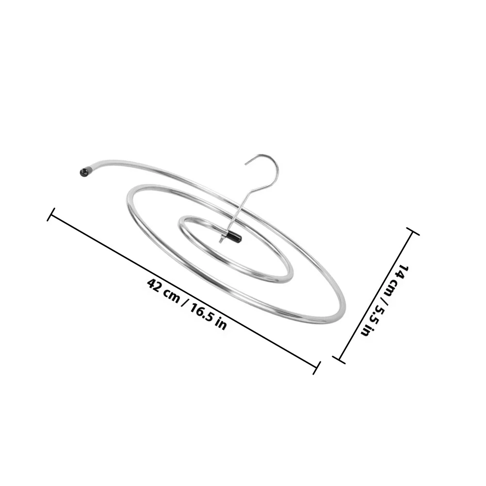 الفولاذ المقاوم للصدأ دوامة تجفيف الرف لبطانية لحاف غطاء سرير يندبروف الغسيل شماعات شرفة منزلية متعددة الوظائف #2