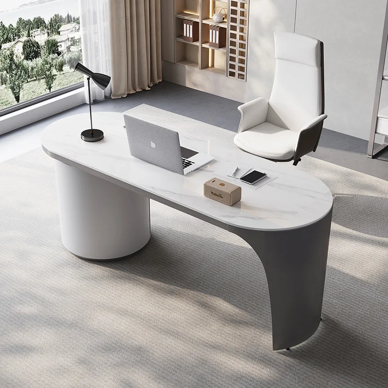 

Furniture Italian Office Desks Storage Living Room Bedroom Study Office Desks Reception Metal Furniture Bureau MHBGZ