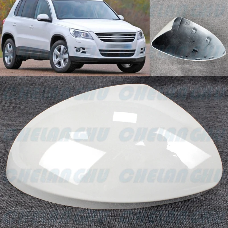 

Right Side white painted Rear Mirror Housing Cover Cap for VW TIGUAN 2008 2009 2010 2011 2012 car accessories