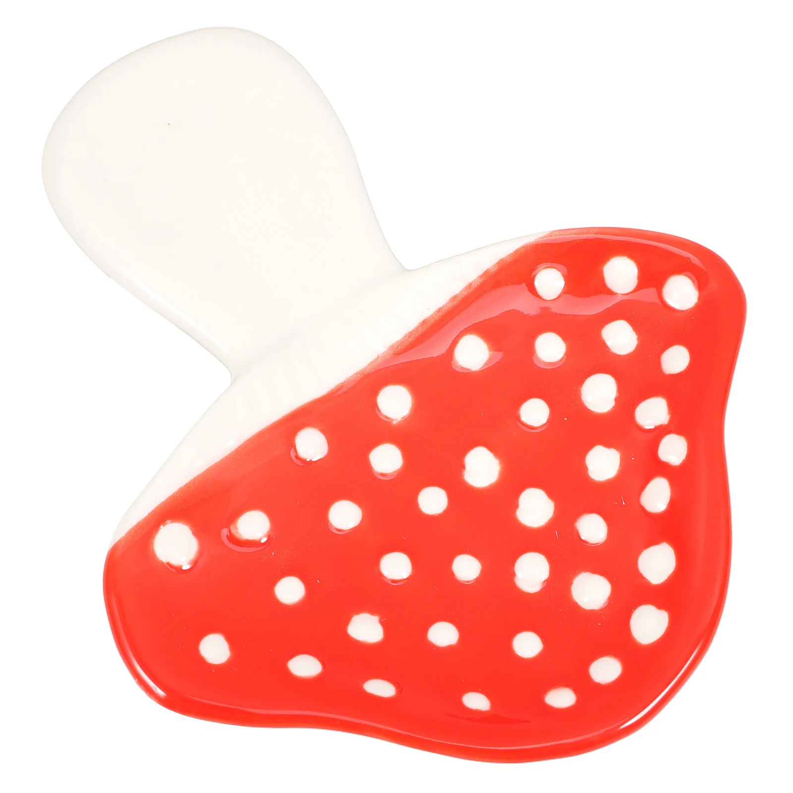 

Creative Ceramic Mushroom Spoon Rest Practical Kitchen Utensil Holder Decorative Stove Top Spoon Holder Dining Table Use