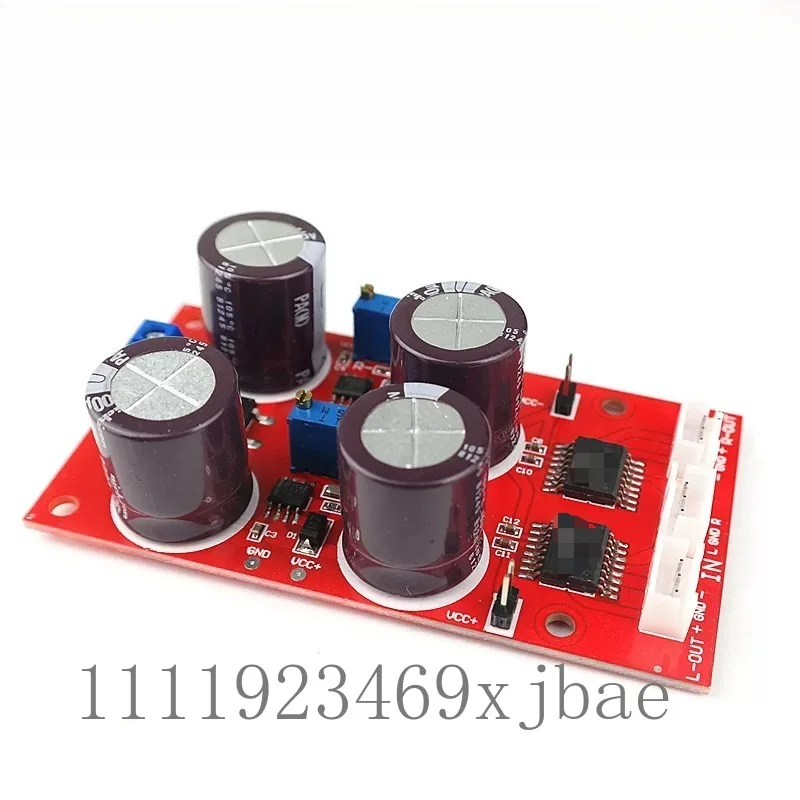 Audio Balance Conversion Front Stage Board Dual Channel Differential Signal Amplifier Support Dual Power Supply