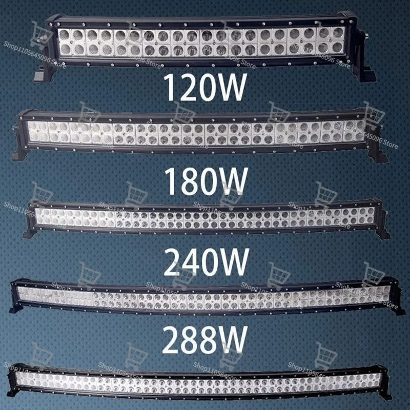 For Super Bright Curved Curved Strip Light, Car Led Spotlight, Top Light Middle Net Light