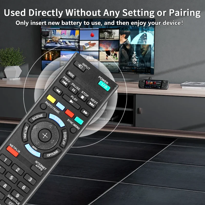 RM-YD075 RMYD075 For Sony Remote Control, For Sony Bravia TV KDL-40EX640 KDL-46EX640 KDL-55EX640 KDL-46EX645 KDL-50EX645 KDL-60E view 2