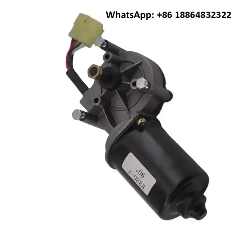 XCWoOshop Wiper Motor 24V 21N6-00240 21N601281 Suitable for Excavator R220-7 R210LC-7 R250LC-7 R290LC-7 R140W7 R110-7