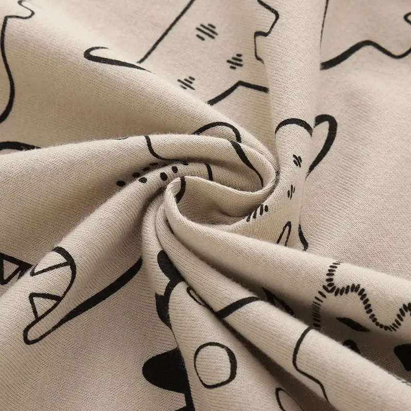 طقم بيجامات قطنية للأولاد من Malwee طقم دائري Ne Long Sve ملابس أطفال غير رسمية لخريف وشتاء جديد ملابس مريحة #4