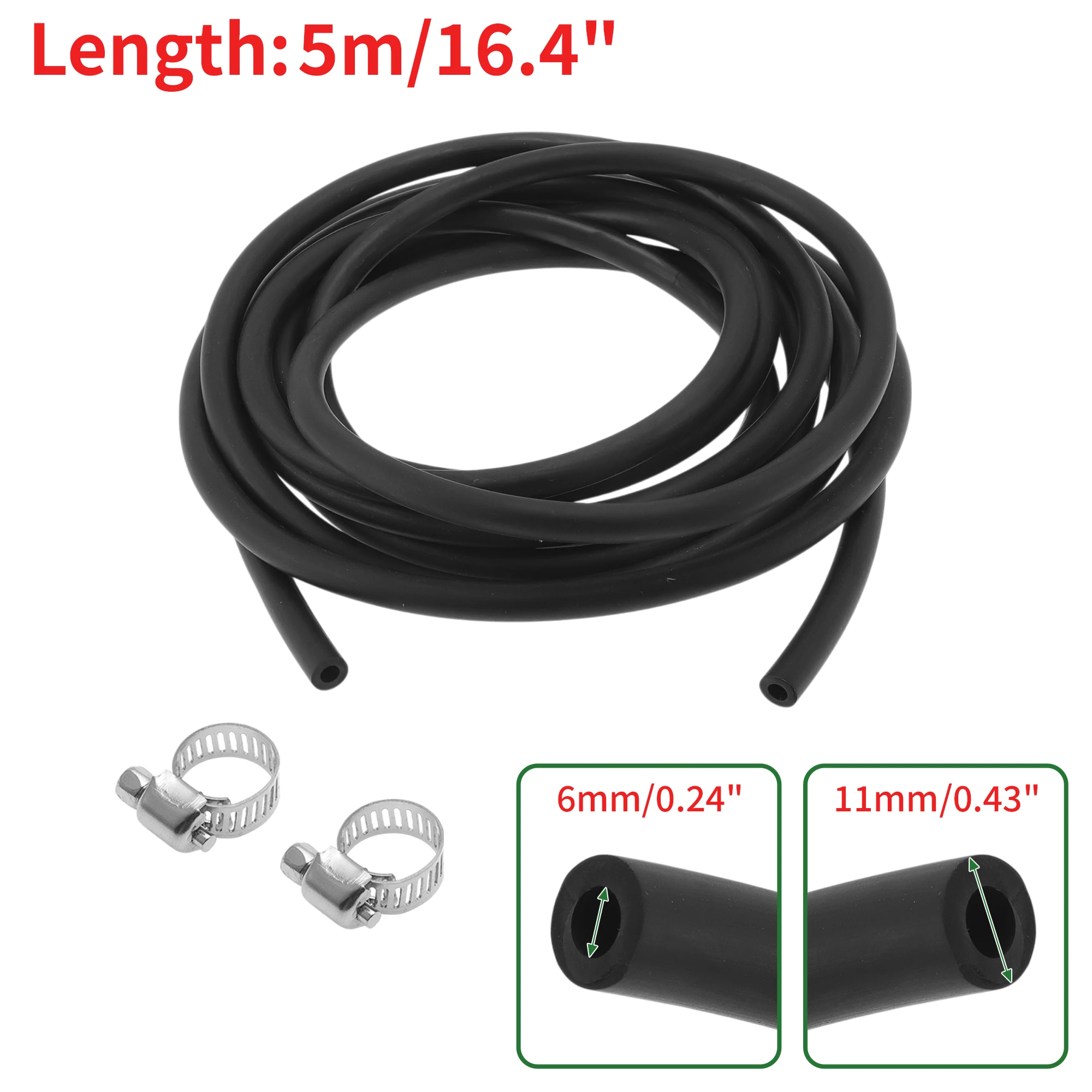 

UXCELL Шланги для смазочного масла 6x11 мм 5 м Шланг для воды Трубка