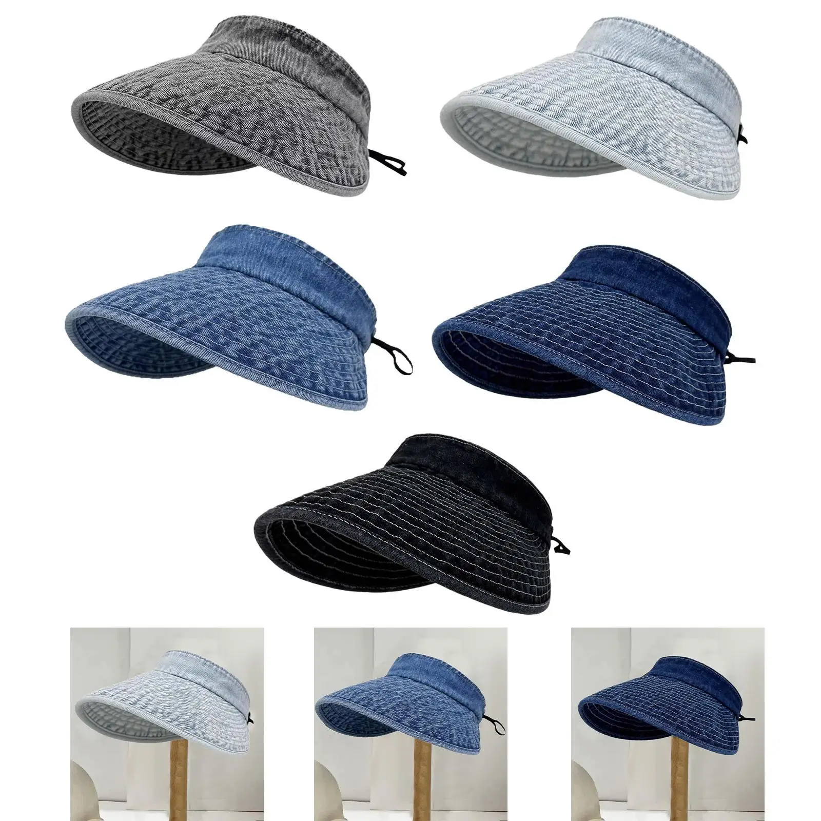 

Women Sun Hat Wide Brim Lightweight Sun Visor Hat for Outdoor Travel Summer