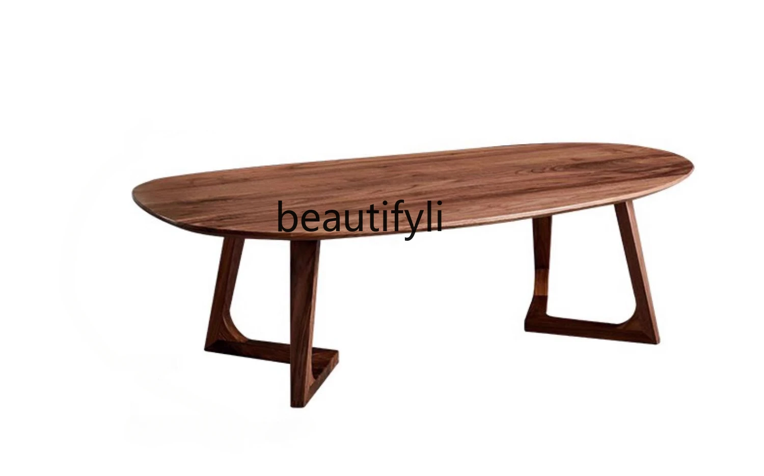 

Solid Wood Coffee Table Nordic Light Luxury Black Walnut Side Table Corner Table Minimalist Living Room furniture