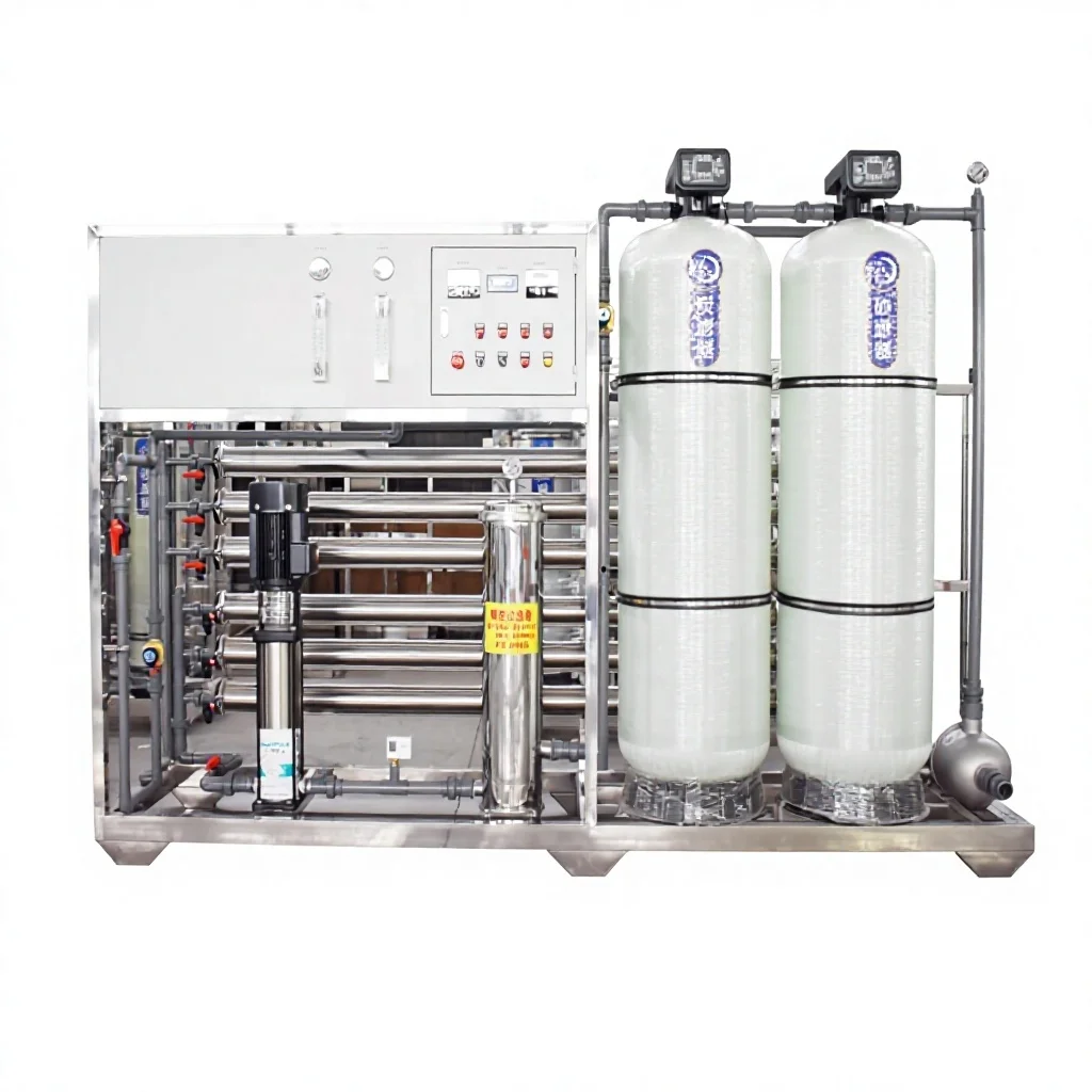 RO water treatment equipment, 3 tons per hour single-stage reverse osmosis water treatment equipment