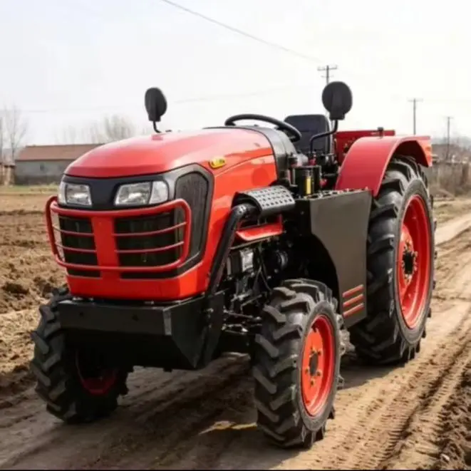 Customized Wheeled Rotary Tiller, 4‑Wheel High‑Power High‑Efficiency Tractor Cultivator, Farm Land Preparation Rotary Tiller