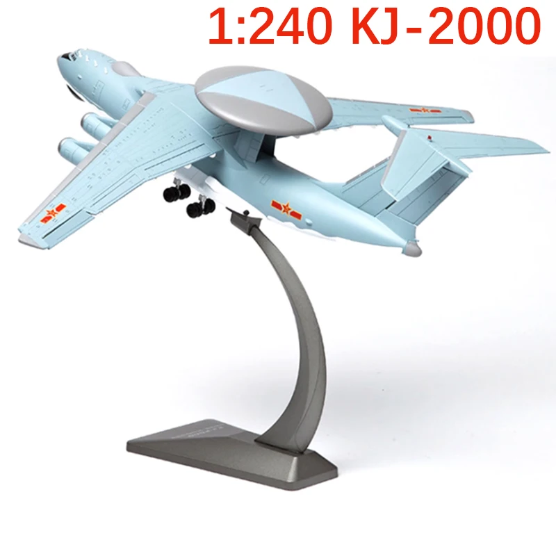 

1:240 Scale KJ-2000 Early Warning Reconnaissance Aircraft Alloy Plane Model Display Collectible Toy Gift Decoration Souvenir