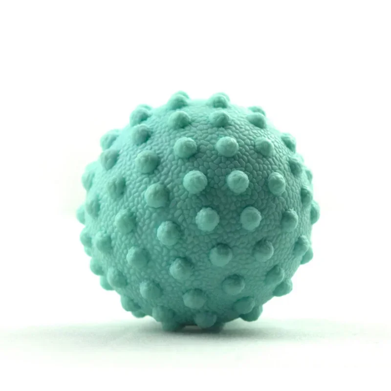 Durable Tpe Spiked Massage Ball Trigger Point Sports Fitness Hand and Foot Pain Relief Plantar Fasciitis Reliever Hedgehog 5cm B