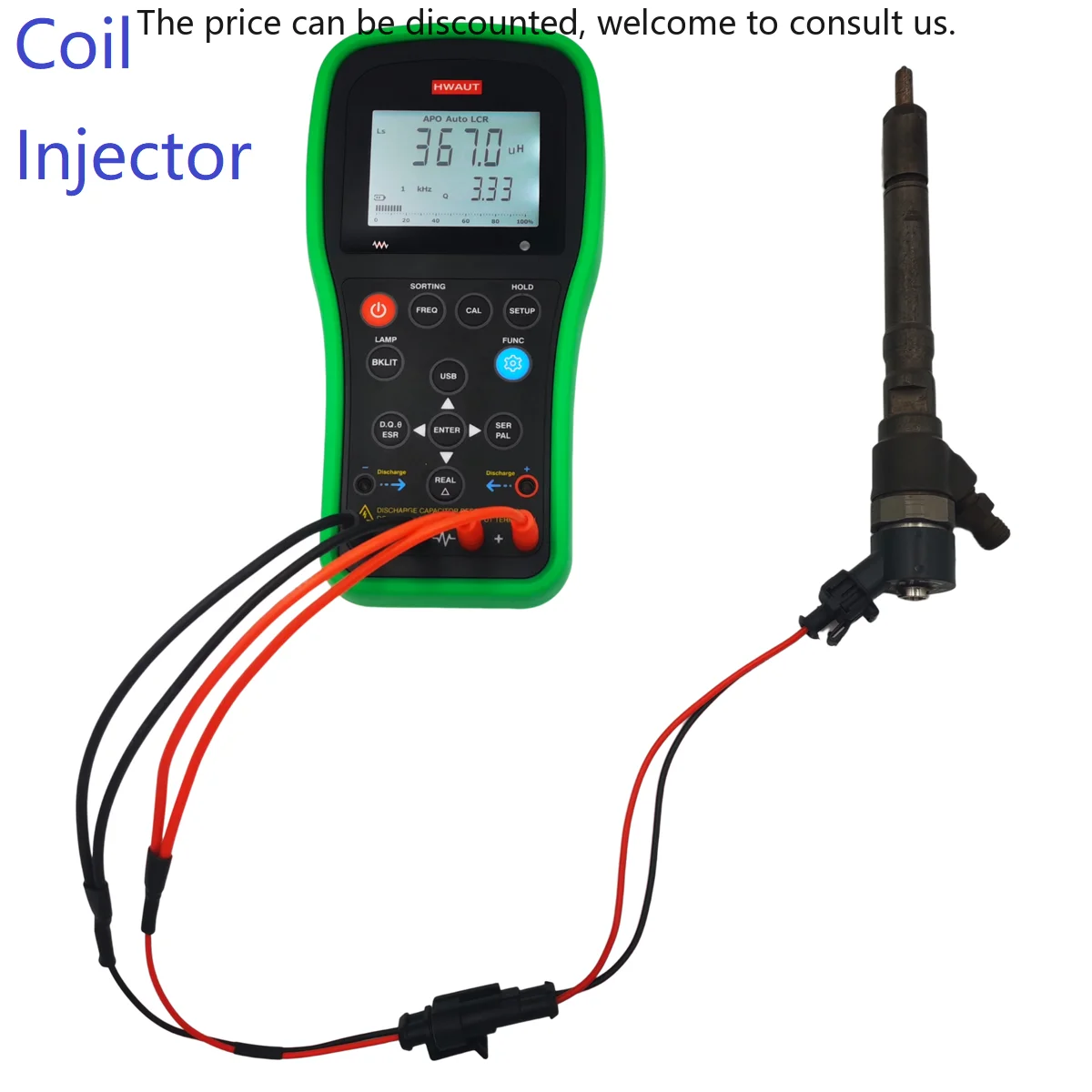 

EUI EUP HEUI Fuel Electronic Piezo Injector Capacitance Inductance Resistance Tester LCR06