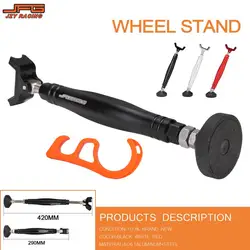 CNC Motorcycle Portable Single Sided Paddock Stand Front Rear Wheel Stand Support Foldable Universal Tire Repairing Tool