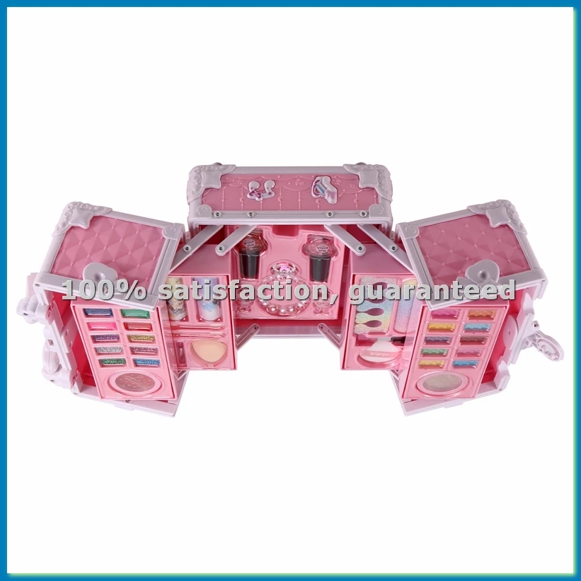 

Игровой набор детской косметики для девочек: имитация макияжа принцессы, помада, тени для век, для ролевых игр и косплея - A57M