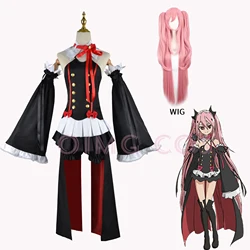 Seraph of The End Krul Tepes Cosplay Costume Uniform Wig Anime Chinese Style Halloween Costumes Game Opulent Splendor