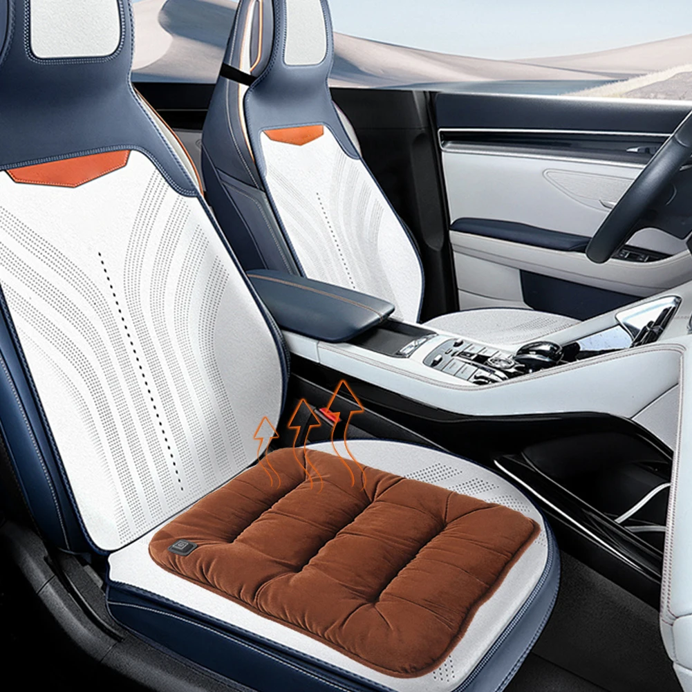 لوحة التدفئة الكهربائية الجسم شتاء دافئ حصيرة السرير وسادة مربعة كرسي مكتب مقعد الجلوس وسادة الأيدي الأرداف قدم سخان دافئ #2