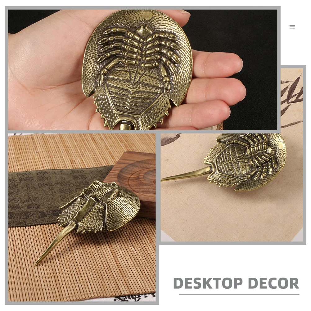 

Brass Animal Statue Intricate Metalwork Distinctive Chinese Cultural Element Creative Brass Adornment Small Desktop Decor